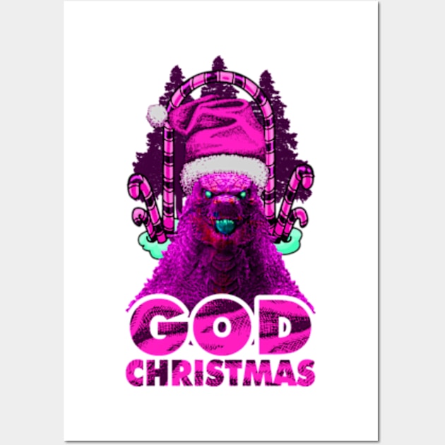 GOD CHRISTMAS Wall Art by RAINYDROP